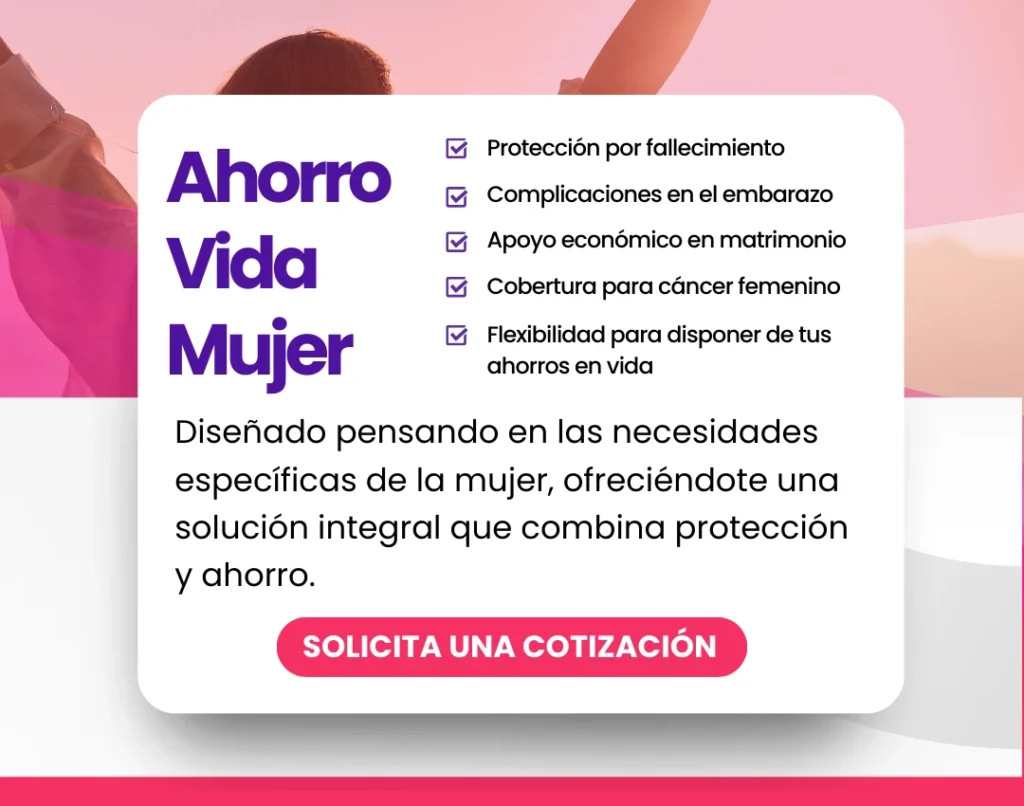 Ahorro vida mujer